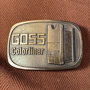 GOSS Colorline brass buckle Limited Edition by RJ